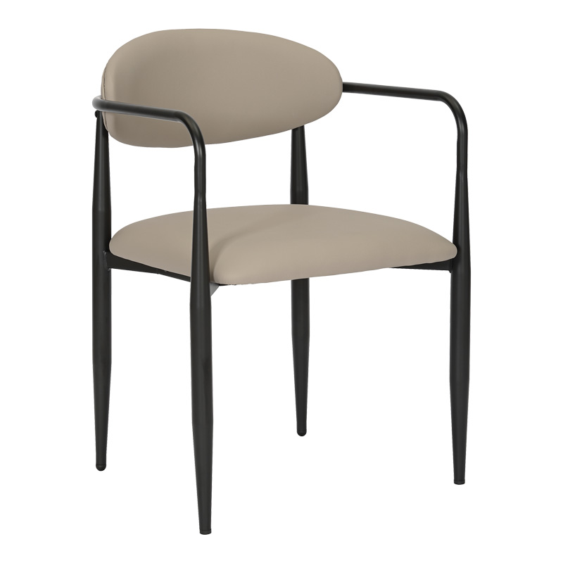 Фотьойл, Kalone, Бежов, Изкуствена кожа, 56х55х78см.