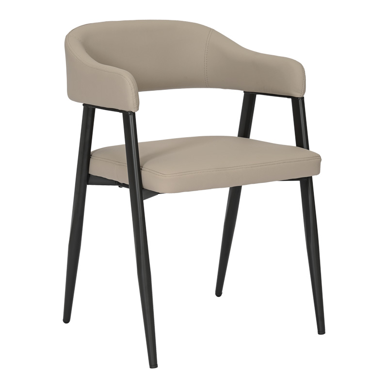 Фотьойл, Sezan, Бежов, Изкуствена кожа, 56х55х78см.