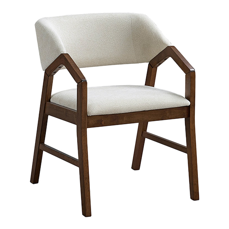 Стол, Livia, Екрю, Текстил, 47.5х54.5х78см.