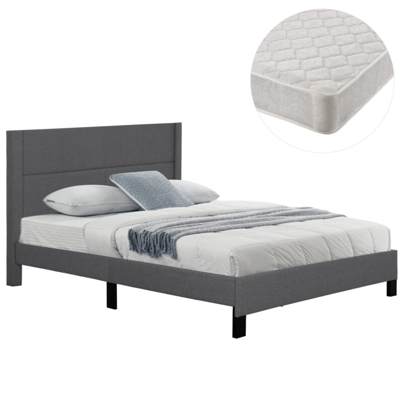 Легло, HM21202.12, Сив, Текстил, 160х200см.