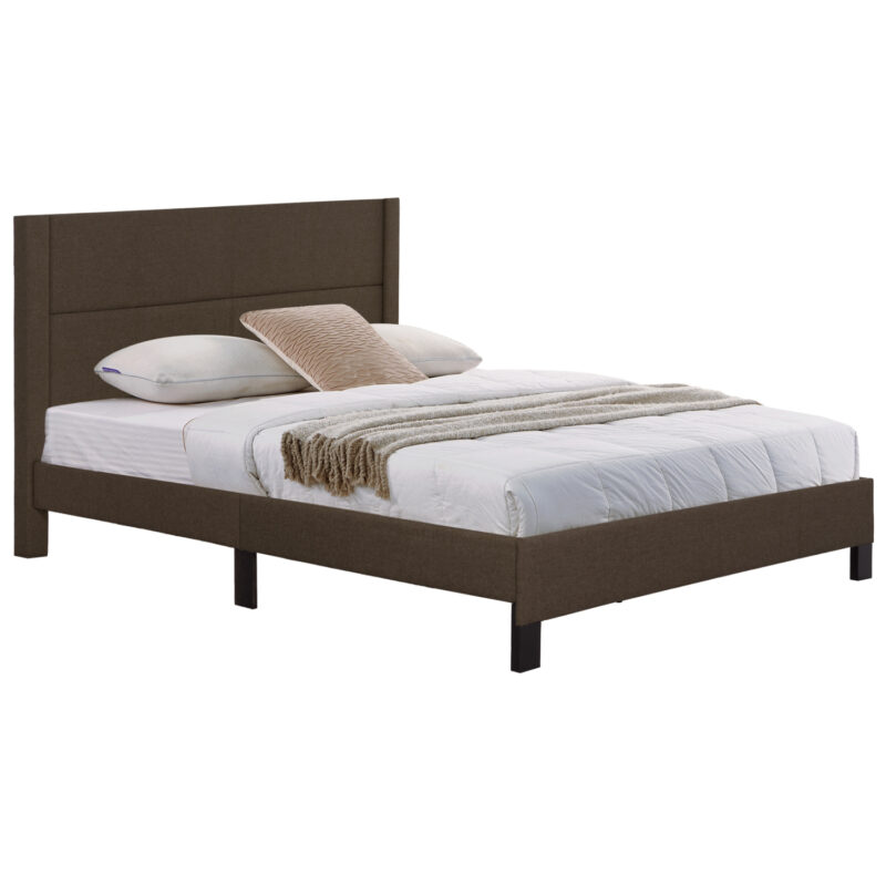 Легло, HM666.13, Кафяв, Текстил, 160х200см.