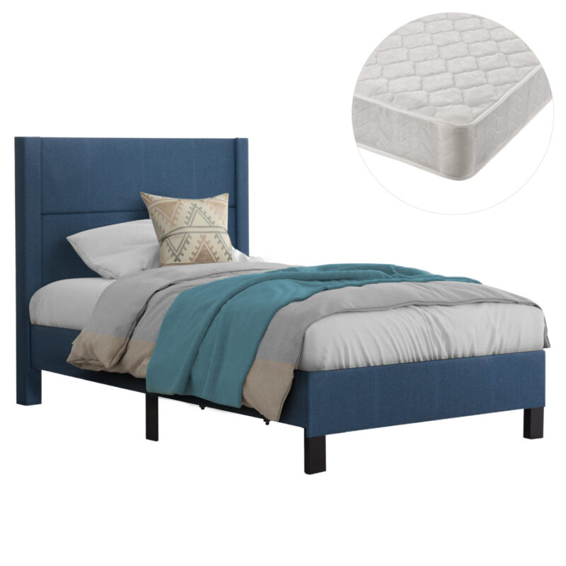 Легло, Trillop, Син, Текстил, 120х200см.