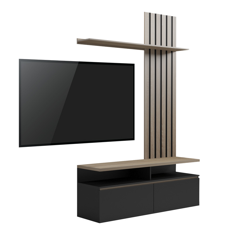 Комплект за всекидневна стая, Perlento, Сонома, Пдч, 140х41х219.5см.