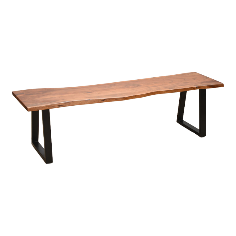 Пейка, Miles Slim, Орех, Дърво, 160х40х45см.