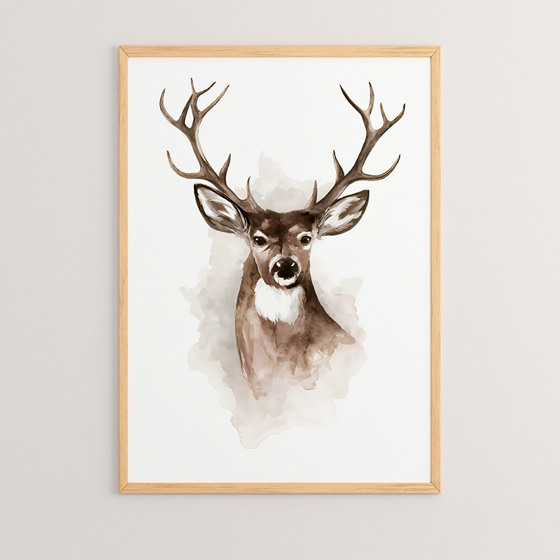 Картина, Deereby, Многоцветен, Дърво, 33х1.5х48см.