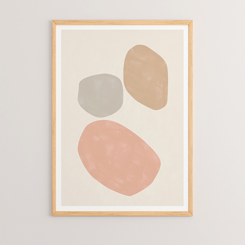 Картина, Sela, Многоцветен, Дърво, 33х1.5х48см.