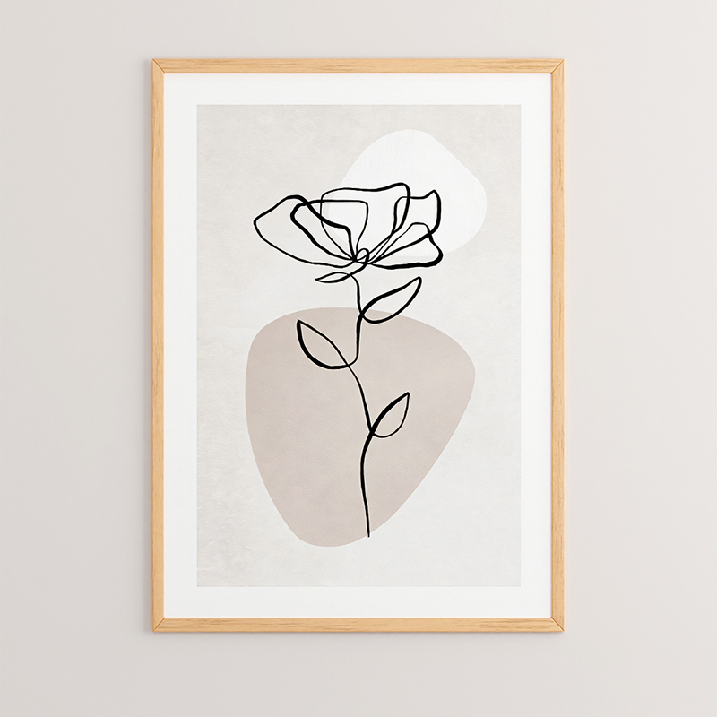 Картина, Bevo, Многоцветен, Дърво, 33х1.5х48см.