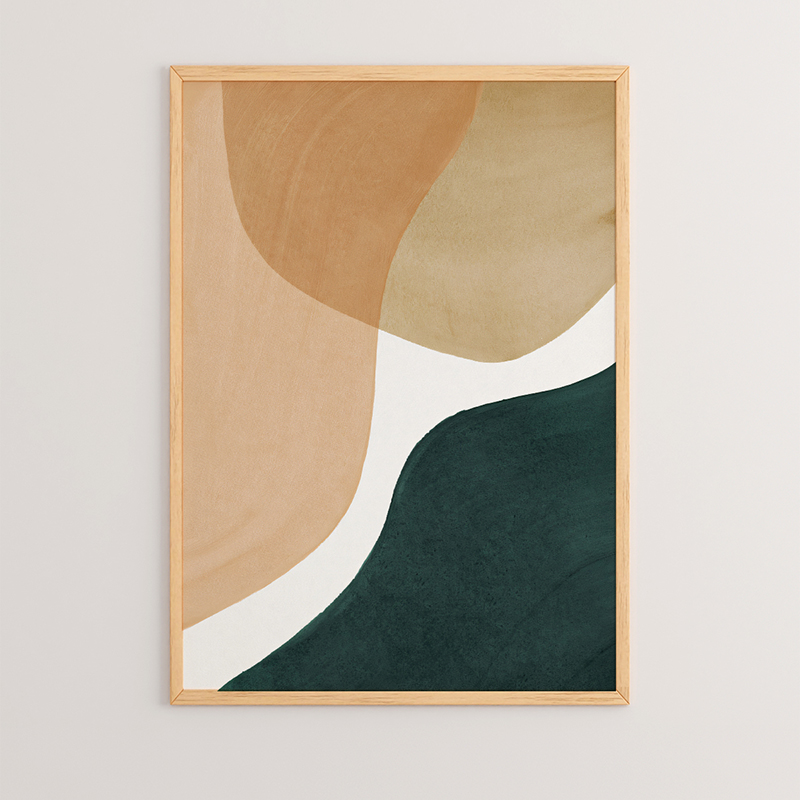 Картина, Nebia, Многоцветен, Дърво, 33х1.5х48см.