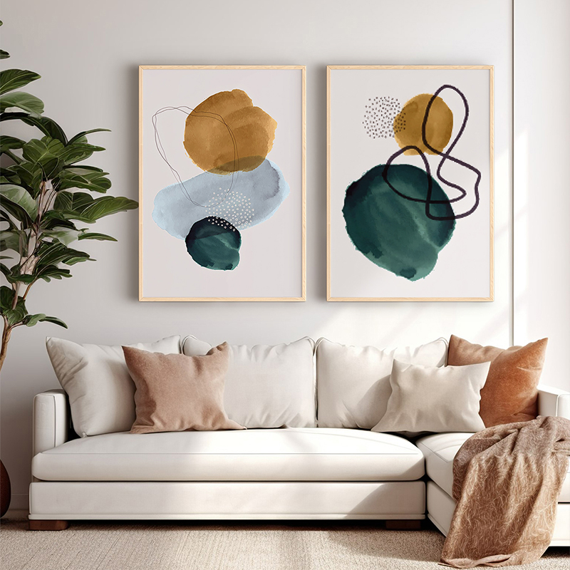 Картина, Cerzen, Многоцветен, Дърво, 33х1.5х48см.