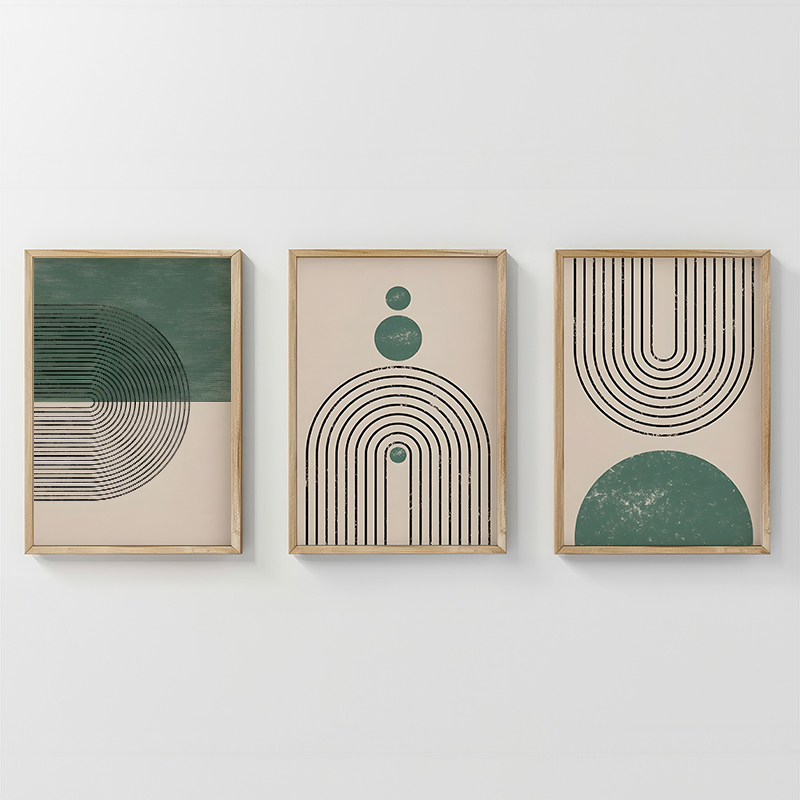 Картина, Malecy, Многоцветен, Дърво, 33х1.5х48см.