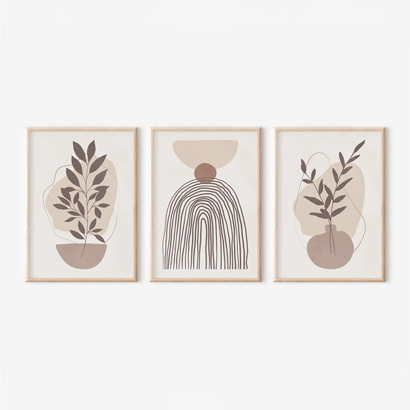 Картина, Frendy, Многоцветен, Дърво, 33х1.5х48см.