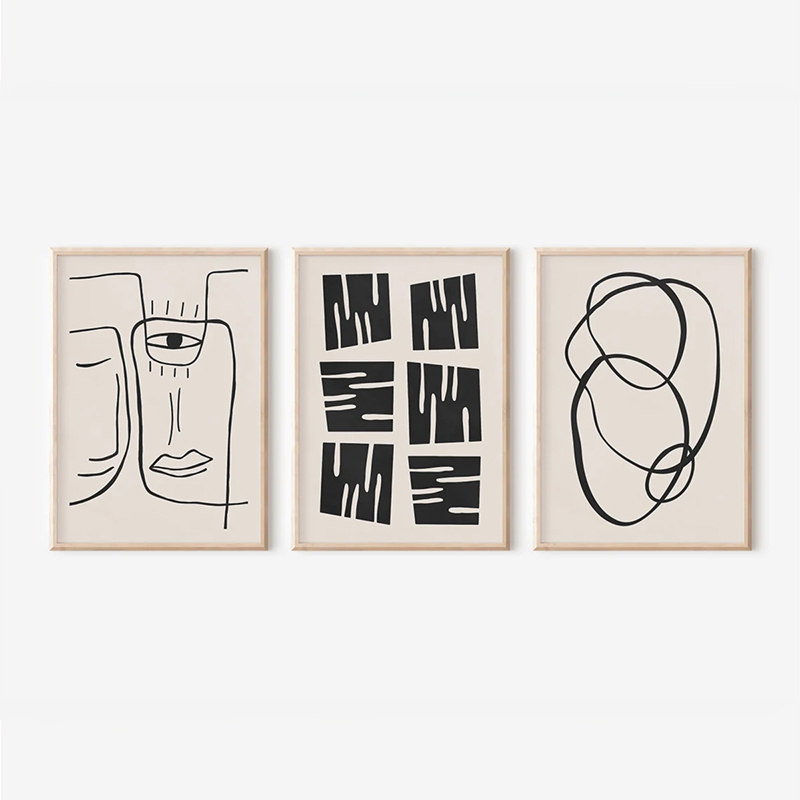 Картина, Lumora, Многоцветен, Дърво, 33х1.5х48см.