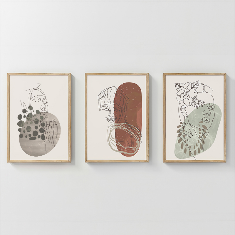 Картина, Aelra, Многоцветен, Дърво, 33х1.5х48см.