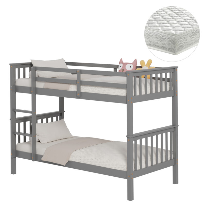 Легло, HM21307.02, Сив, Чам, 90х190см.