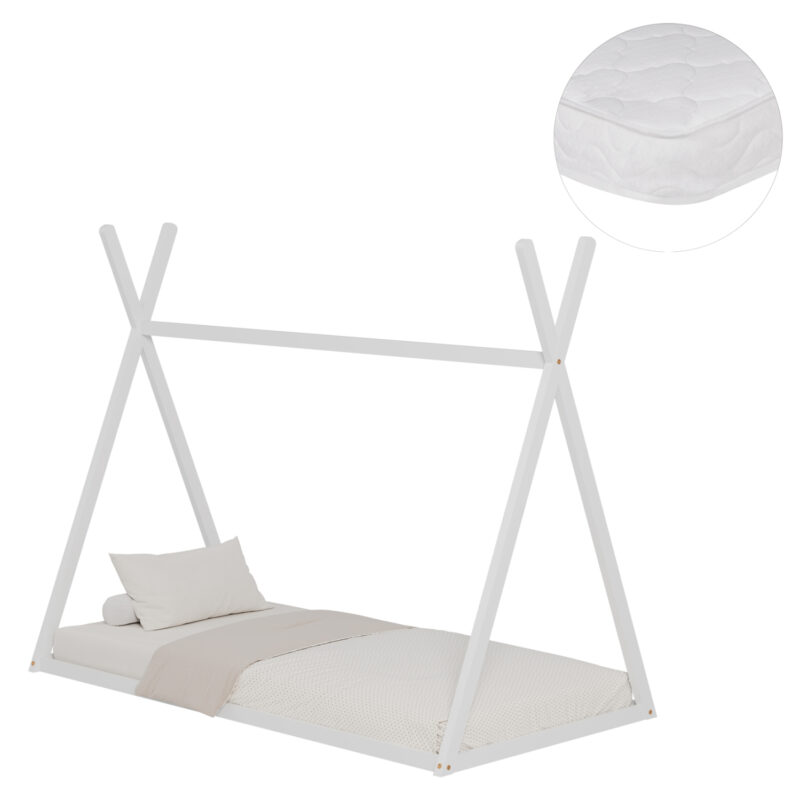 Легло, HM21306.01, Бял, Чам, 90х190см.