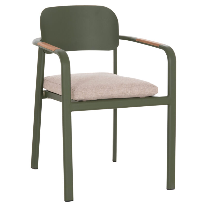 Трапезен стол, ELARA, Натурален, Дърво, 56х62х78см.